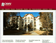 Tablet Screenshot of colegiulmihaiviteazul.ro